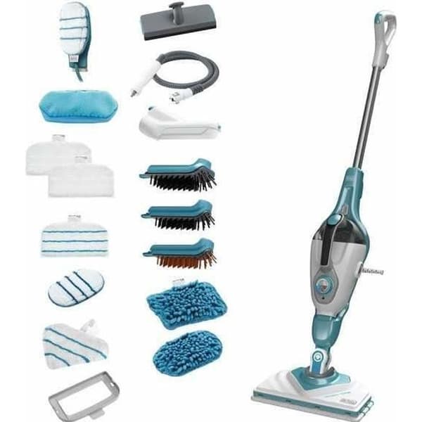 Ångtvätt - Black & Decker - BHSM1615DAM-QS - Renoverad B - 380 ml - Blå