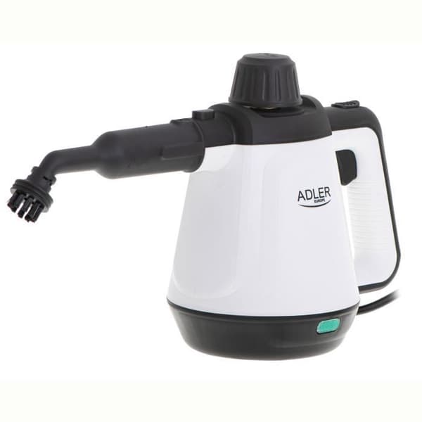 Bärbar multifunktionell handhållen ångtvätt under tryck Ångflöde 44g/m Adler AD7038 2000W Vit/Svart 03588