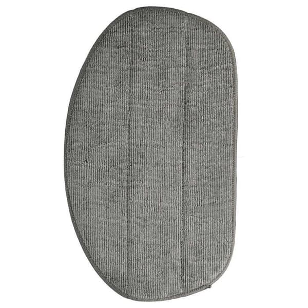 vhbw 2x Ersättningsöverdrag som är kompatibla med Leifheit CleanTenso ångtvätt, ångmopp - mikrofiber, grå