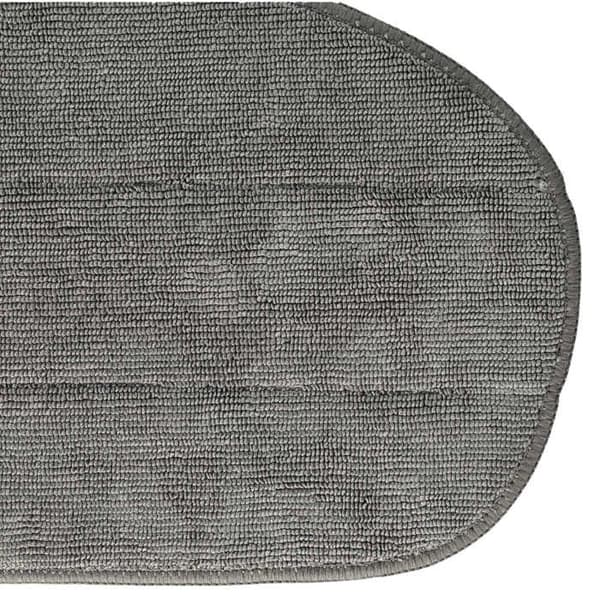 vhbw 2x Ersättningsöverdrag som är kompatibla med Leifheit CleanTenso ångtvätt, ångmopp - mikrofiber, grå