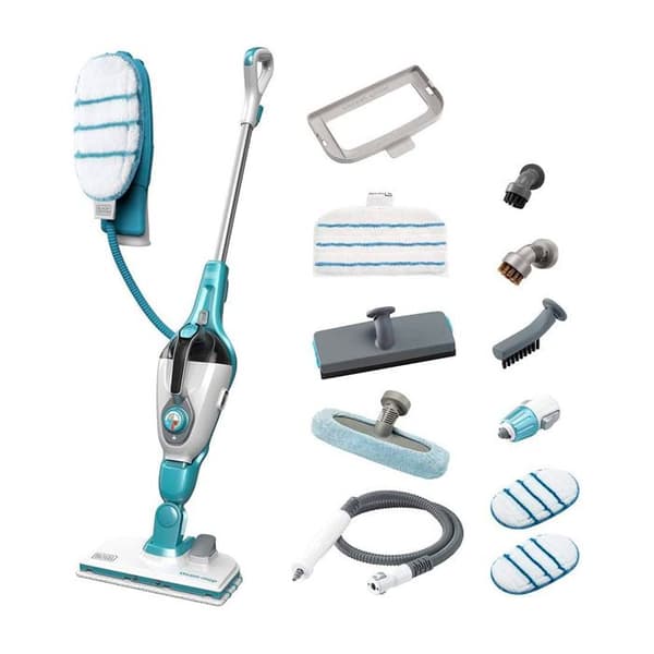 13in1 ångmopp Steamitt 1300W handske - BLACK+DECKER - Klar på 15 sek - Auto steam