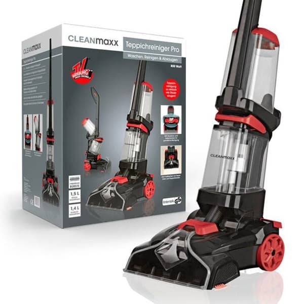 Mattrengöring - CLEANmaxx - Professionell - 3 i 1 - Vibrerande borstar - Snabbtorkande