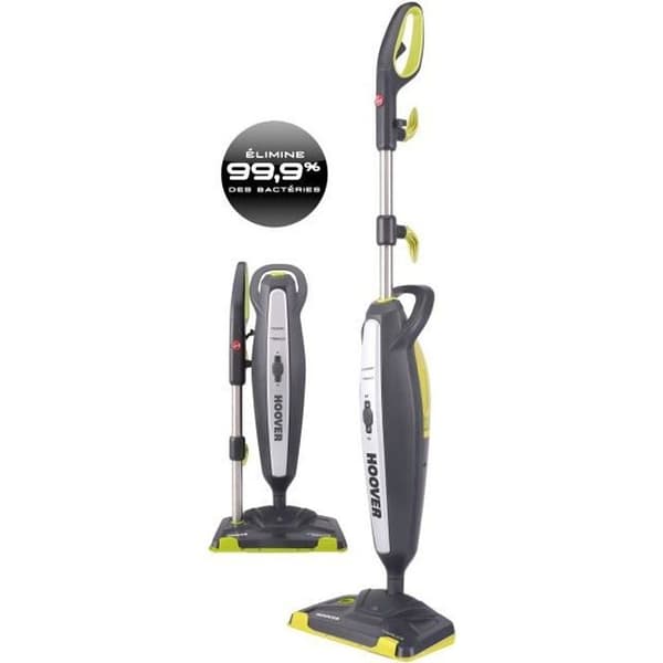 HOOVER CAN1700R ÅNGKAPSEL Ångtvätt, kraftfull 1700W, snabb 30s uppvärmning, lång autonomi 25min - svart