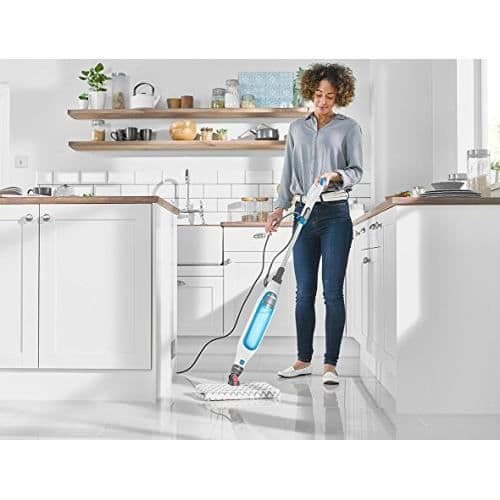Shark Steam Mop S6001EU - NINJA - Dubbelsidig - Steam - Blå - 1050W - 0,35L