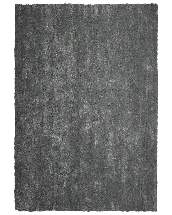 Shaggy Matta Mörkgrå 140 x 200 cm Modern Hög lugg Tuftad Rektangulär matta