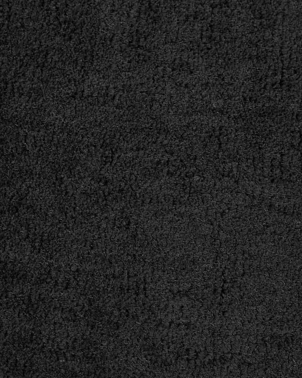 Matto musta 300 x 200 cm polyesteri suorakulmio puuvilla tuftattu pehmeä