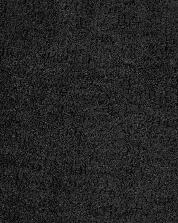 Matto musta 300 x 200 cm polyesteri suorakulmio puuvilla tuftattu pehmeä