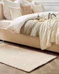 Pikkukuva 2 / 6: Matto vaalea beige 150 x 80 cm polyesteri suorakulmio puuvilla tuftattu pehmeä