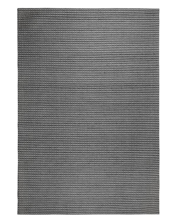 Matto tummanharmaa 200 x 140 cm villa polyesterihuopa suorakulmio tuftattu käsintehty