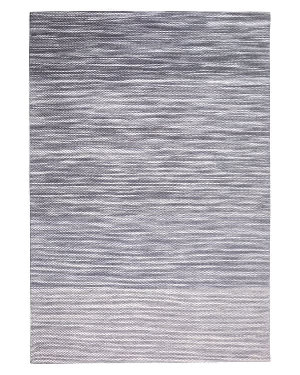 Matta Grå Ull och Polyester 140 x 200 cm Handvävd Modern Design