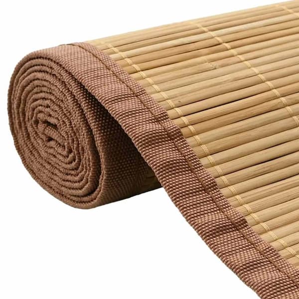 vidaXL Bambusteppe 100x160 brun