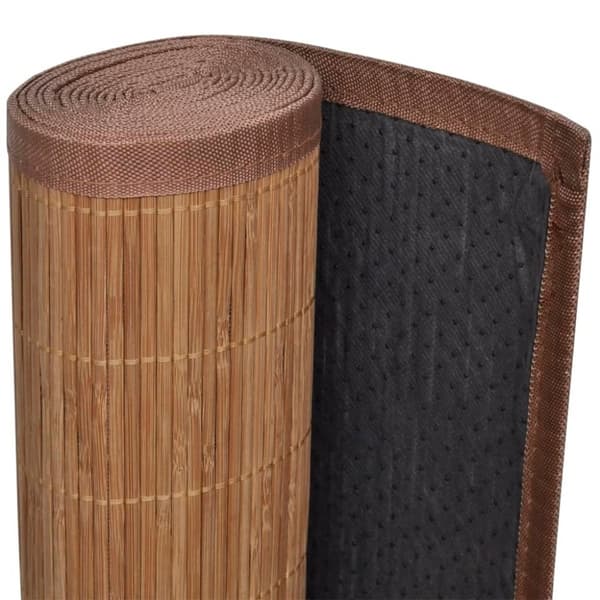 vidaXL Bambusteppe 100x160 brun
