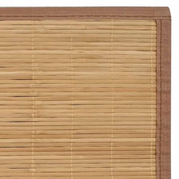 vidaXL Bambusteppe 100x160 brun