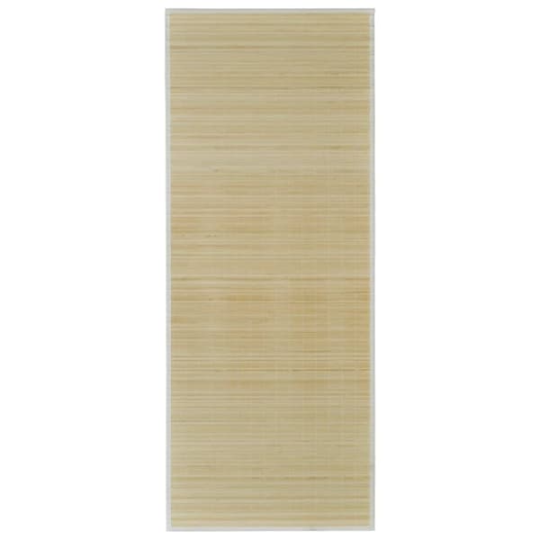 vidaXL Bambusteppe 100x160 naturell