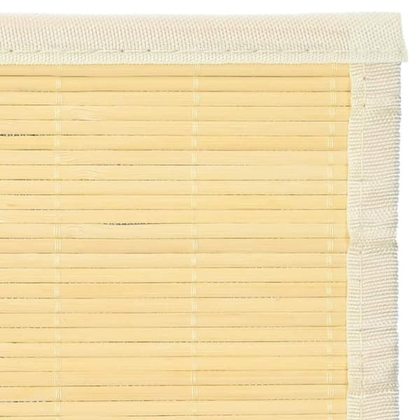 vidaXL Bambusteppe 100x160 naturell
