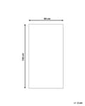 Pikkukuva 3 / 6: Matto vaaleanharmaa 150 x 80 cm villa puuvilla käsintehty trellis-kuvio suorakulmio