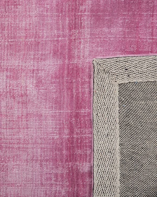 Matta Grå med Rosa 140 x 200 cm Ombre Effekt Viskos Modern Vardagsrum