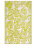 Pikkukuva 1 / 6: Ulkomatto keltainen 120 x 180 cm polypropeeni palmunlehti suorakulmio kaksipuolinen