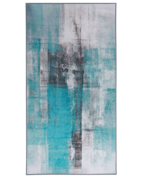 Matta Blå Flerfärgad 80 x 150 cm 3D Mönster Modern