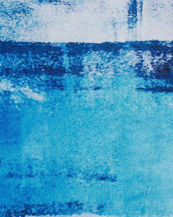 Matta Blå Flerfärgad 140 x 200 cm 3D Mönster Modern