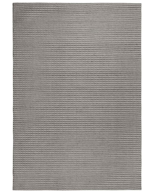 Tæppe Mørkegrå Uld og Polyester 160 x 230 cm Håndtuftet Klassisk Design til Stue og Værelses Dekoration