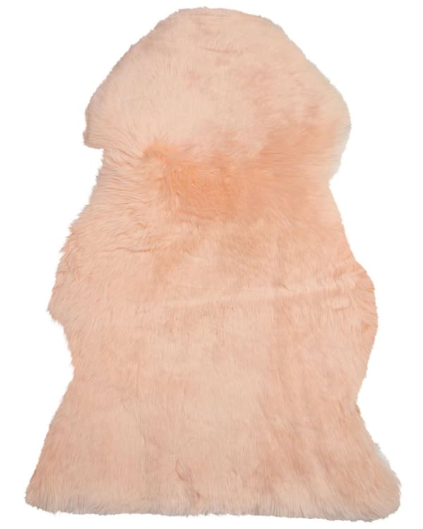 Fåreskind Shaggy 65 x 110 cm ulden orange