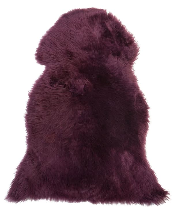 Fåreskind Shaggy 65 x 110 cm ulden lilla
