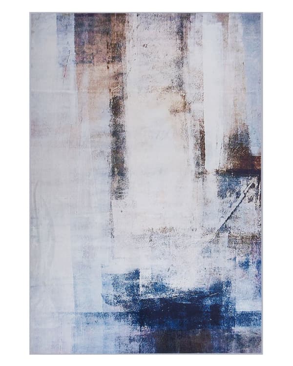 Tæppe Beige Flerfarvet 140 x 200 cm 3D Print Lav Luv Moderne