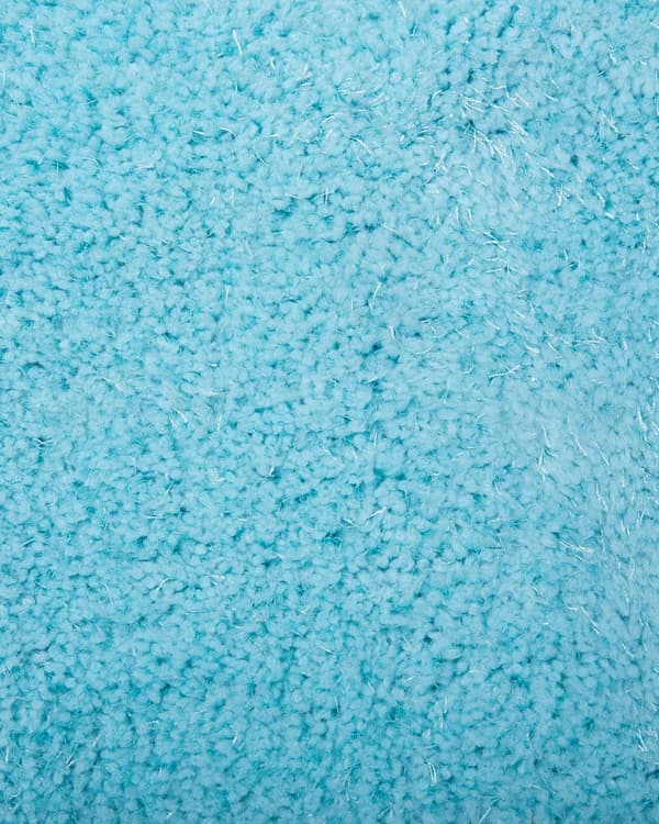 Gulvtæppe Lyseblå Polyester og Bomuld 140 x 200 cm Moderne Shaggy Korthåret Fluffy Tæppe til Under Sofa og Spisebord Tilbehør Soveværelse stil