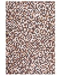 Miniatyrbillede 4 af 6: Tæppe Flerfarvet Læder 160 x 230 cm Patchwork Mosaik Rektangulær Moderne Stil