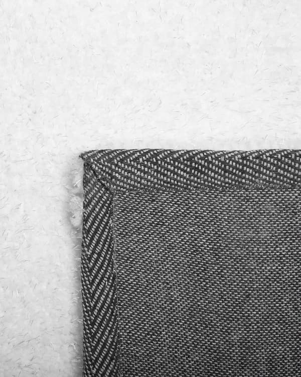 Gulvtæppe Hvid Polyester og Bomuld 200x200 cm Moderne Kvadratisk Korthåret Fluffy Tæppe til Under Sofa og Spisebord Tilbehør Soveværelse stil