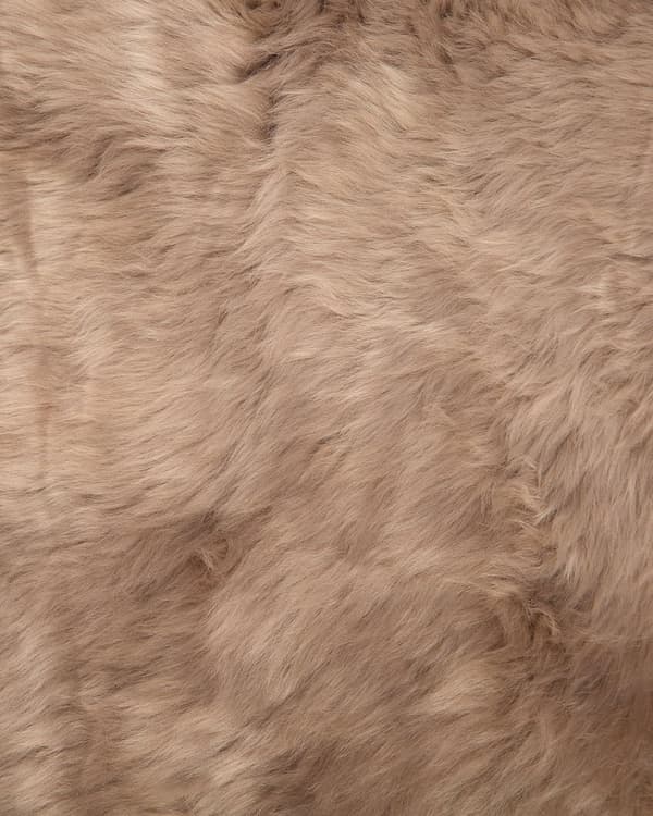 Fåreskind Shaggy 65 x 110 cm ulden brun