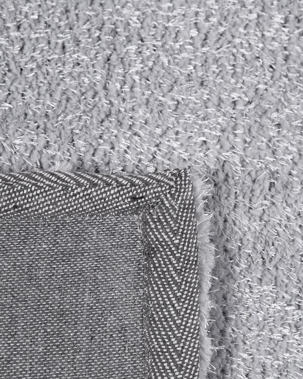 Gulvtæppe Sort Polyester og Bomuld 140 x 200 cm Moderne Korthåret Løs Fluffy Tæppe til Under Sofa og Spisebord Blød Tilbehør Soveværelse stil