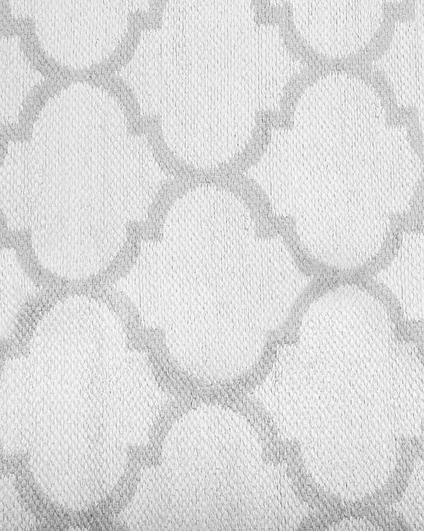 Utomhus Inomhus Matta 160 x 230 cm Vändbar i Grå Färg med Marockanskt Mönster