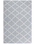 Miniatyrbild 4 av 6: Matta Grå Ull 200 x 300 cm Spalje Quatrefoil Mönster Handtuftad Orientalisk Marockansk Klöver