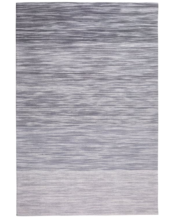 Matto harmaa villa 200 x 300 cm käsintehty raidallinen lattialämmitykseen sopiva moderni tyyli