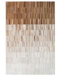 Pikkukuva 5 / 7: Matto beige lehmännahka 140 x 200 cm tilkkukuvio käsintehty suorakulmio rustiikkinen tyyli