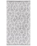 Pikkukuva 4 / 6: Matto harmaa beige villa puuvilla 80 x 150 cm geometrinen kuvio käsintehty suorakulmio skandinaavinen