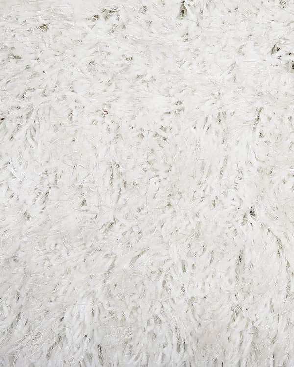 Trasmatta Vit Polyester Rektangulär 200 x 300 cm