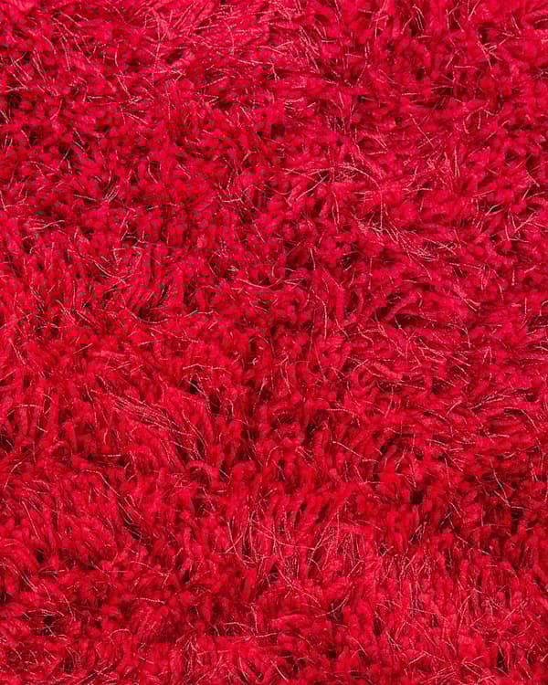 Trasmatta Röd Polyester Rektangulär 200 x 300 cm
