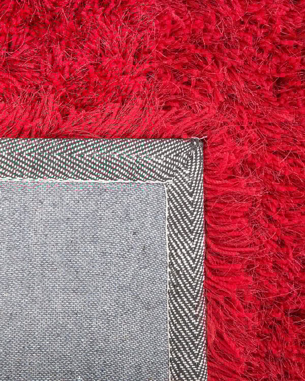 Trasmatta Röd Polyester Rektangulär 200 x 300 cm