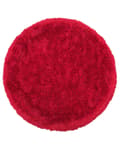 Miniatyrbild 1 av 6: Trasmatta Röd Polyester Rund 140 cm