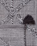 Miniatyrbild 6 av 6: Matta Brun 140 x 200 cm Geometriskt Mönster med Tofsar Orientalisk