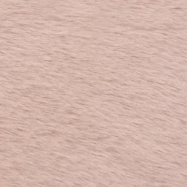 vidaXL Matta 160x230 cm konstpäls gammelrosa