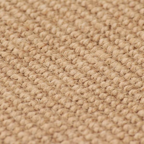 vidaXL Juteteppe med lateksbakside 120x180 cm naturell