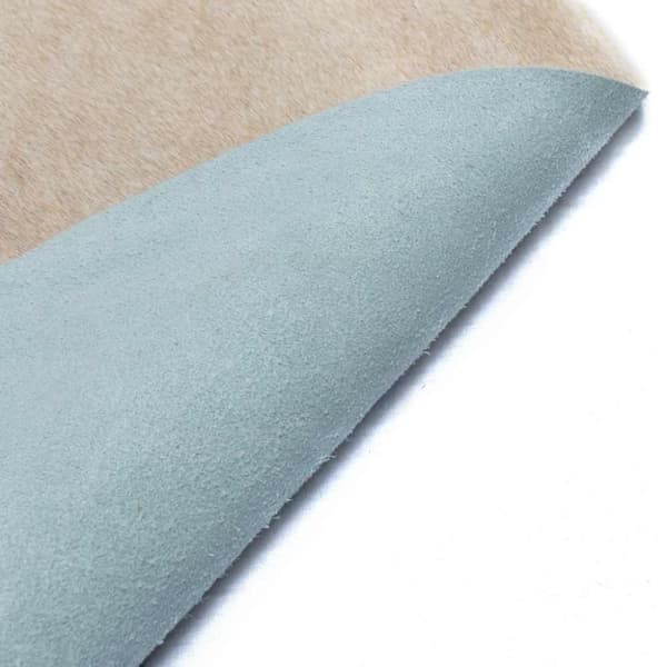 vidaXL Ekte kuskinnteppe 150x170 cm beige