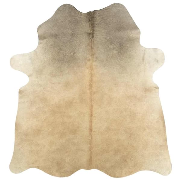 vidaXL Ekte kuskinnteppe 150x170 cm beige