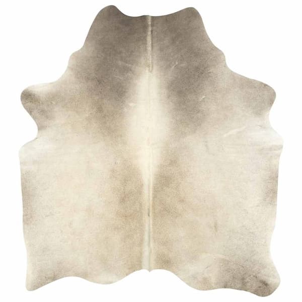 vidaXL Ekte kuskinnteppe 150x170 cm beige