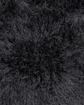 Miniatyrbillede 5 af 6: Sort shaggy tæppe 200 x 300 cm fluffy uldet