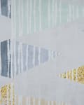Miniatyrbild 5 av 6: Matta Flerfärgad Polyestertyg Geometriskt Slitet Mönster Rektangulär 160 x 230 cm